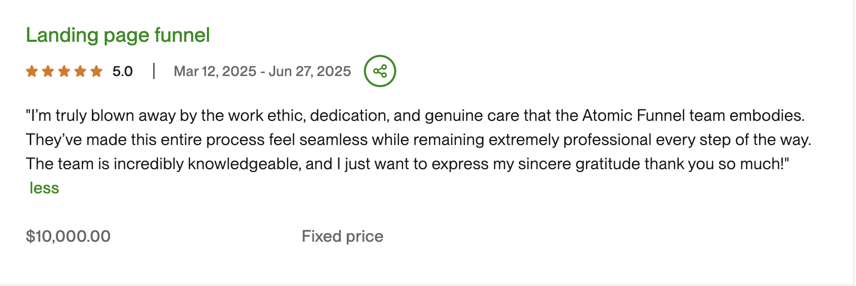 Client Testimonial